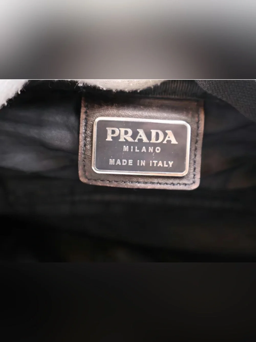 Pre-owned PRADA nylon Shoulder Bags 2WAY Business Boston Bag w/COA